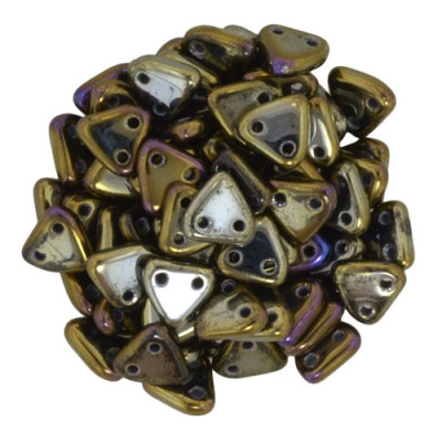 Perles Triangles 6mm Brown - Iris (X5gr) Perles Triangles 6mm Brown - Iris (X5gr)