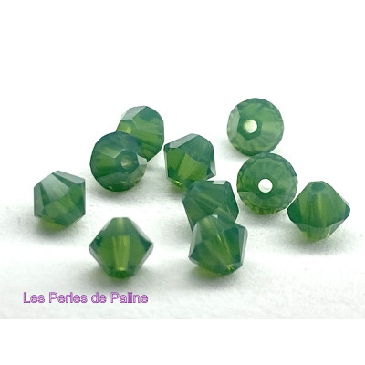 Toupies 4mm Palace Green - réf. 5328 Xilion (x20) Toupies 4mm Palace Green - réf. 5328 Xilion (x20)