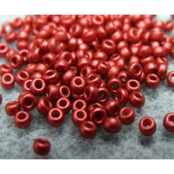 R11-0402/01890 Rocailles 11/0 White Lava Red 55051 (x10gr)