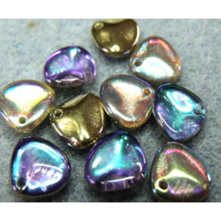 Perle Pétale Crystal Golden Rainbow 8X7mm (X50) 