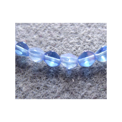 Perles Pinch 5X3mm Luster Iris Sapphire (X50) Perles Pinch 5X3mm Luster Iris Sapphire (X50)