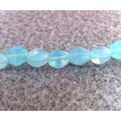 Perles Pinch 5X3mm Milky Aquamarine (X50)  