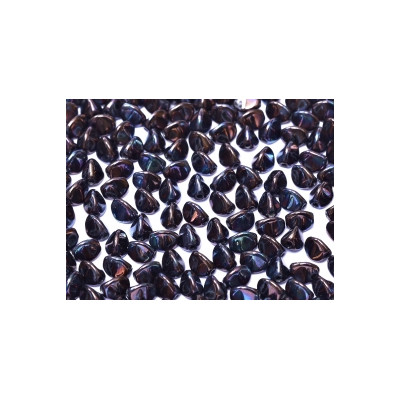 Perles Pinch 5X3mm Jet Iris (X50) Perles Pinch 5X3mm Jet Iris (X50)