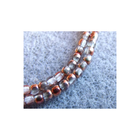 Perles Bohème 2 mm Crystal Sunset (X150 perles)  