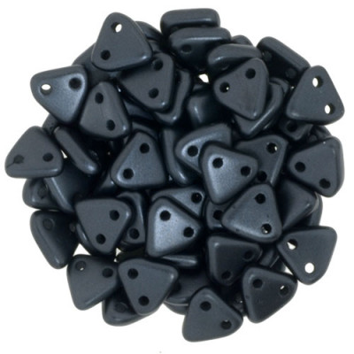 Perles Triangles 6mm Pearl Coat - Charcoal (X5gr) Perles Triangles 6mm Pearl Coat - Charcoal (X5gr)
