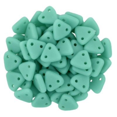 Perles Triangles 6mm Turquoise Matte (X5gr) Perles Triangles 6mm Turquoise Matte (X5gr)