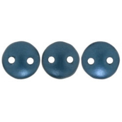 Perles Lentilles 6mm Pearl Coat - Steel Blue (X 50 perles) 