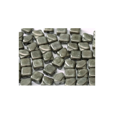 Perles Silky 6X6mm Blue Luster (X50) Perles Silky 6X6mm Blue Luster (X50)