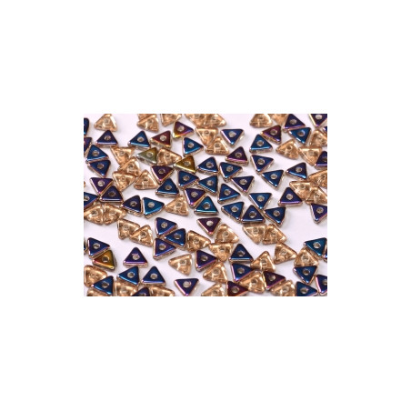 Perles Tri-Beads 4mm Crystal Sliperit (X 5gr)