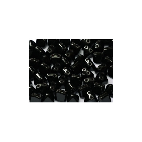 Perles Pyramides 6X6mm Jet (X10)  