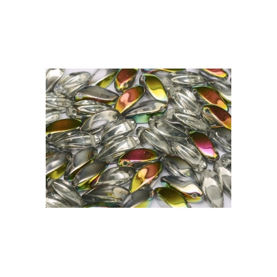 Perles Twist 6X12mm Crystal Vitrail (X10) Perles Twist 6X12mm Crystal Vitrail (X10)