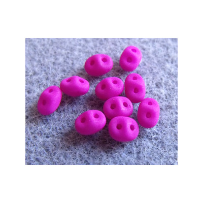 Perles Super Duo 2,5X5mm Violet Néon Matte"02010/25123" (x 10gr env.) Perles Super Duo 2,5X5mm Violet Néon Matte"02010/25123" (x 10gr env.)