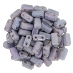 Perles Bricks 3X6mm Luster - Opaque améthyst (X50 Perles) 