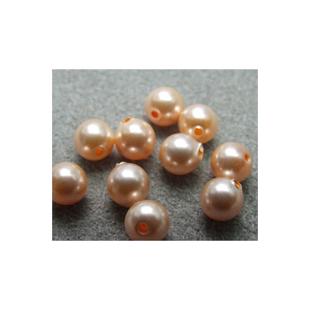 Perle ronde nacrée Swarovski 4mm Peach (x20)