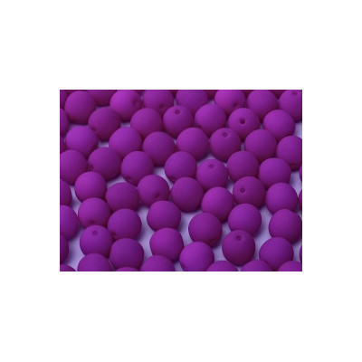 Perles Bohème 2 mm Néon Dark Purple (X100 perles)