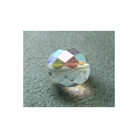 Facettes en verre de Bohême 12mm Cristal AB (x1)