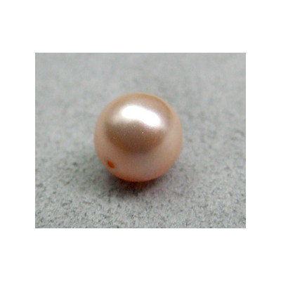 Perle ronde 8mm nacrée Swarovski Peach (x5)