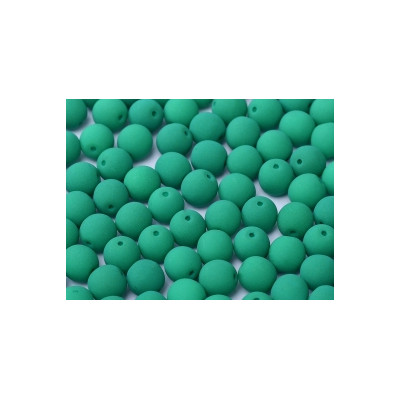 Perles Bohème 2 mm Néon Dark Emerald (X100 perles)