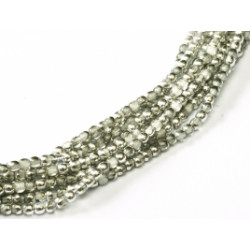Perles Bohème 2 mm Crystal Labrador (X150 perles) 