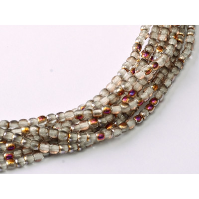 Perles Bohème 2 mm Crystal Sliperit (X150 perles) 
