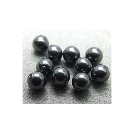 Perle ronde nacrée Swarovski 4mm Black (x20)