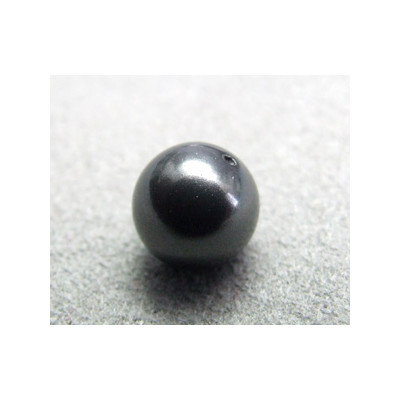 Perle ronde 8mm nacrée Swarovski Black (x5)
