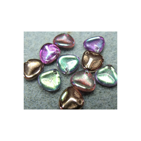 Perle Pétale Jet California Gold Rush 8X7mm (X50)