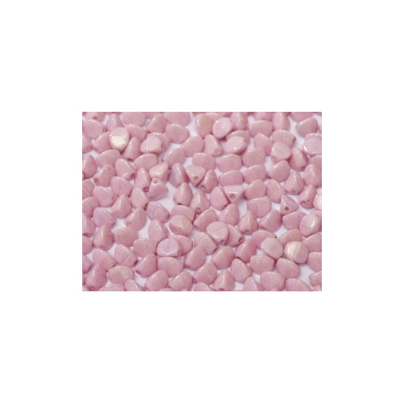Perles Pinch 5X3mm Chalkwhite Lila Luster (X100gr)  