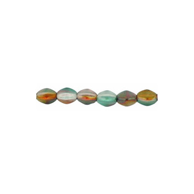Perles Pinch 5X3mm Luster - Pink/Crystal (X50) Perles Pinch 5X3mm Luster - Pink/Crystal (X50)