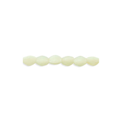 Perles Pinch 5X3mm Milky Jonquille (X50) 