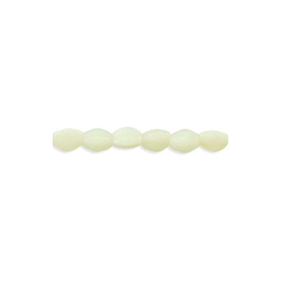Perles Pinch 5X3mm Milky Jonquille (X50) Perles Pinch 5X3mm Milky Jonquille (X50)