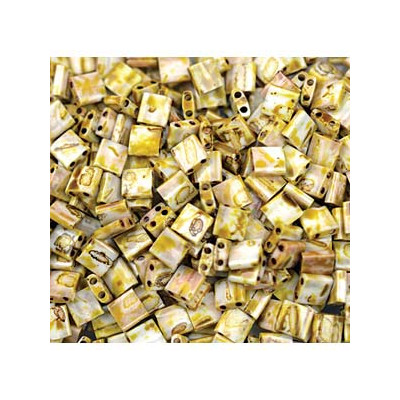 TL-4512 Tilas Bead 5mm Picasso Op Canary Yellow (x 5gr)