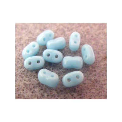 Perles Bi BO - 5.5x2.8 mm - Turquoise Blue 63030 (X10gr)
