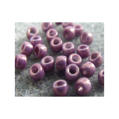 Perles Rocailles Matubo 7/0 Mix Amethyst Gold Ceramique Look 03000/15726 (X10gr)