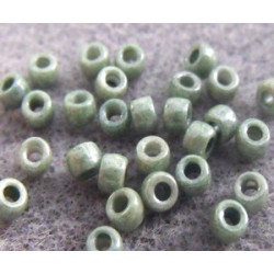 Perles Rocailles Matubo 7/0 Green Ceramique Look 03000/14459 (X10gr) 