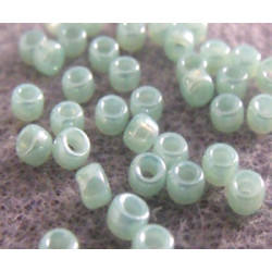 Perles Rocailles Matubo 7/0 Green Opal 61100/14400 (X10gr)