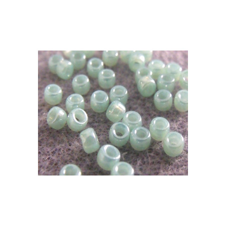 Perles Rocailles Matubo 7/0 Green Opal 61100/14400 (X10gr)