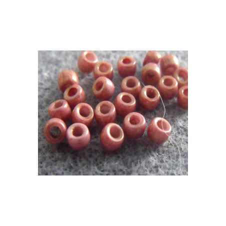 Perles Rocailles Matubo 7/0 Rose Ceramique Look 03000/14497 (X10gr) 