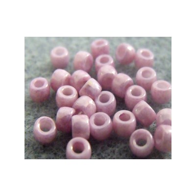 Perles Rocailles Matubo 7/0 Light Rose Ceramique Look 03000/14494 (X10gr)