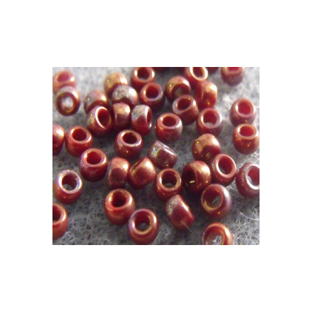 Perles Rocailles Matubo 7/0 Coral Red Vega 93200/15780 (X10gr)