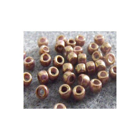 Perles Rocailles Matubo 7/0 Rouge orange Ceramique Look 03000/15695 (X10gr) 