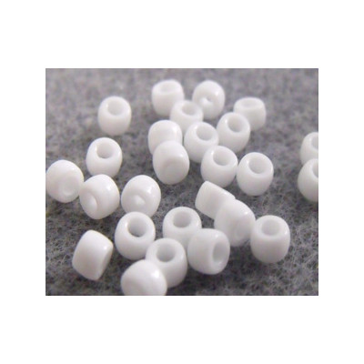 Perles Rocailles Matubo 7/0 ChalkWhite 03000 (X10gr) 