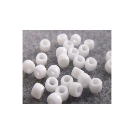 Perles Rocailles Matubo 7/0 ChalkWhite 03000 (X10gr) 