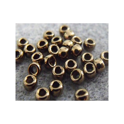 Perles Rocailles Matubo 7/0 Gold Bronze 24cts 23980/90215 (X10gr) 