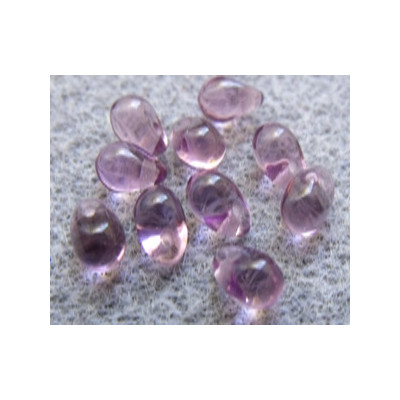 Perles Gouttes 4X6mm Amethyst (X50)