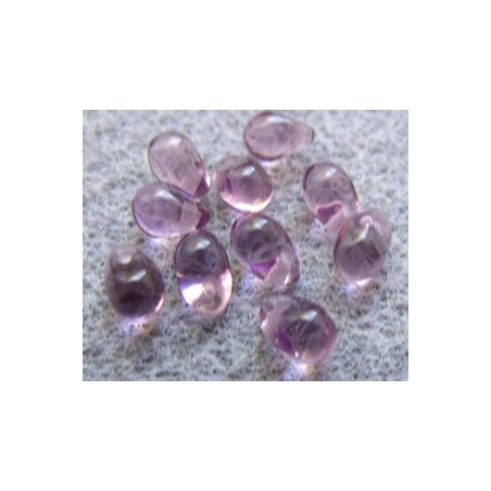 Perles Gouttes 4X6mm Amethyst (X50)