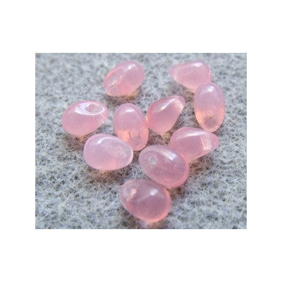 Perles Gouttes 4X6mm Rose Opal (X50) 