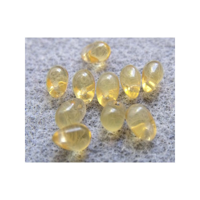 Perles Gouttes 4X6mm Light Topaz Opal (X50)  