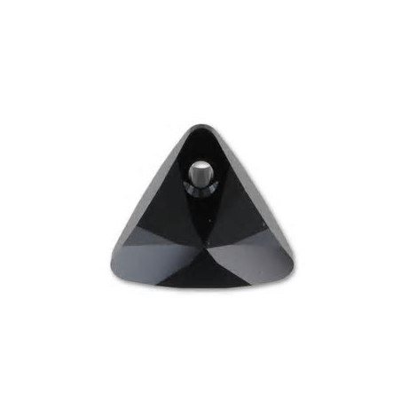 Perle Swarovski 6628 Triangle Jet Pendant Xillion 8mm (X1)