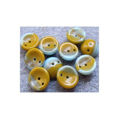 Perles Piggy Opaque Mix Turquoise Caramel 4X8mm (Xenviron50) 